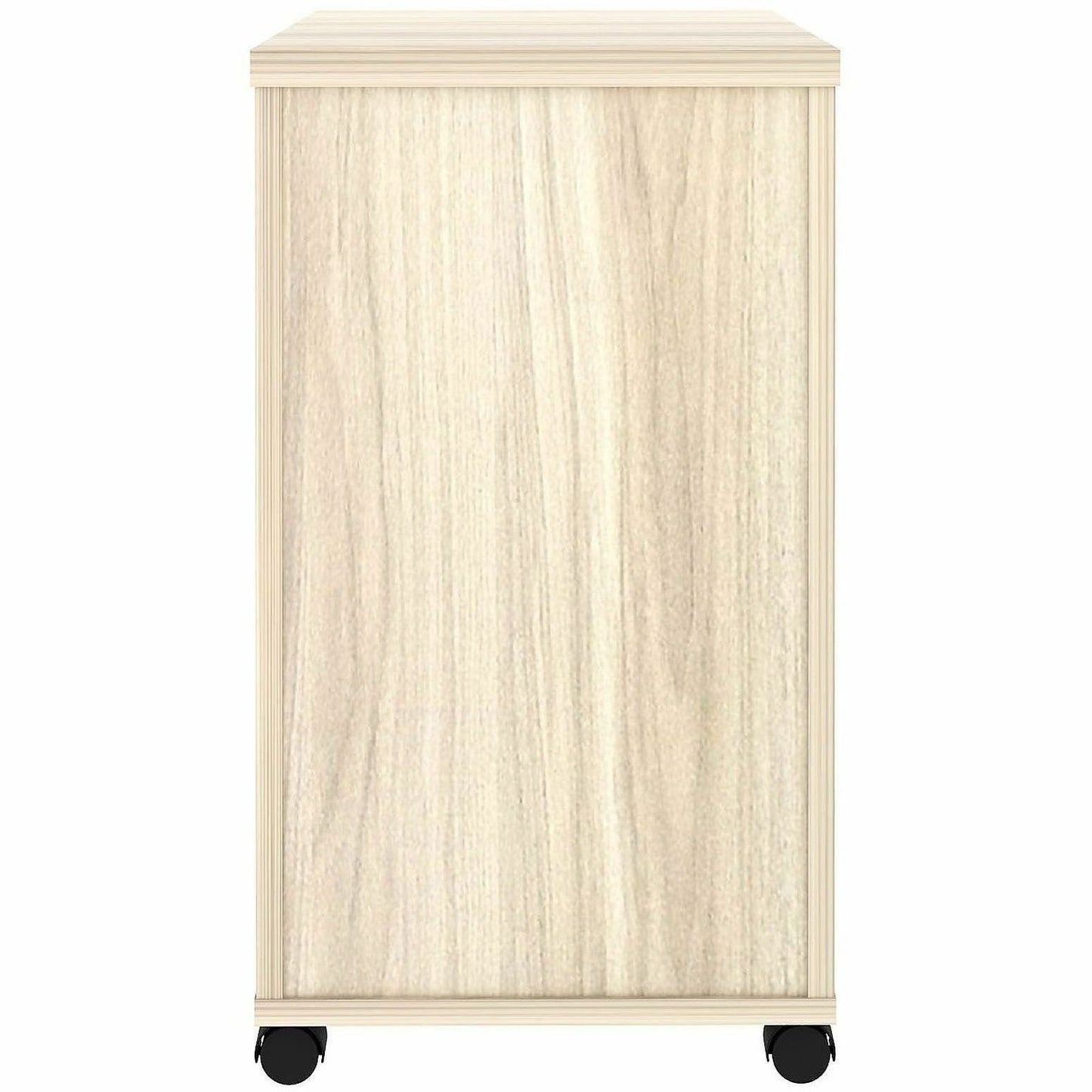 Lorell Essentials 3-Drawer Mobile Pedestal, 28.3" Height x 16" Width x 22" Depth, Modern Elm (LLR66328)