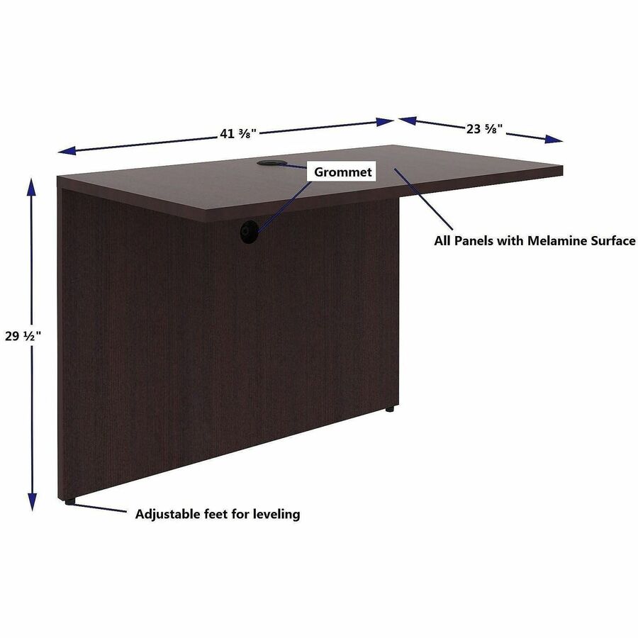Lorell Essential Series 18246 Bridge, Espresso (LLR18246)