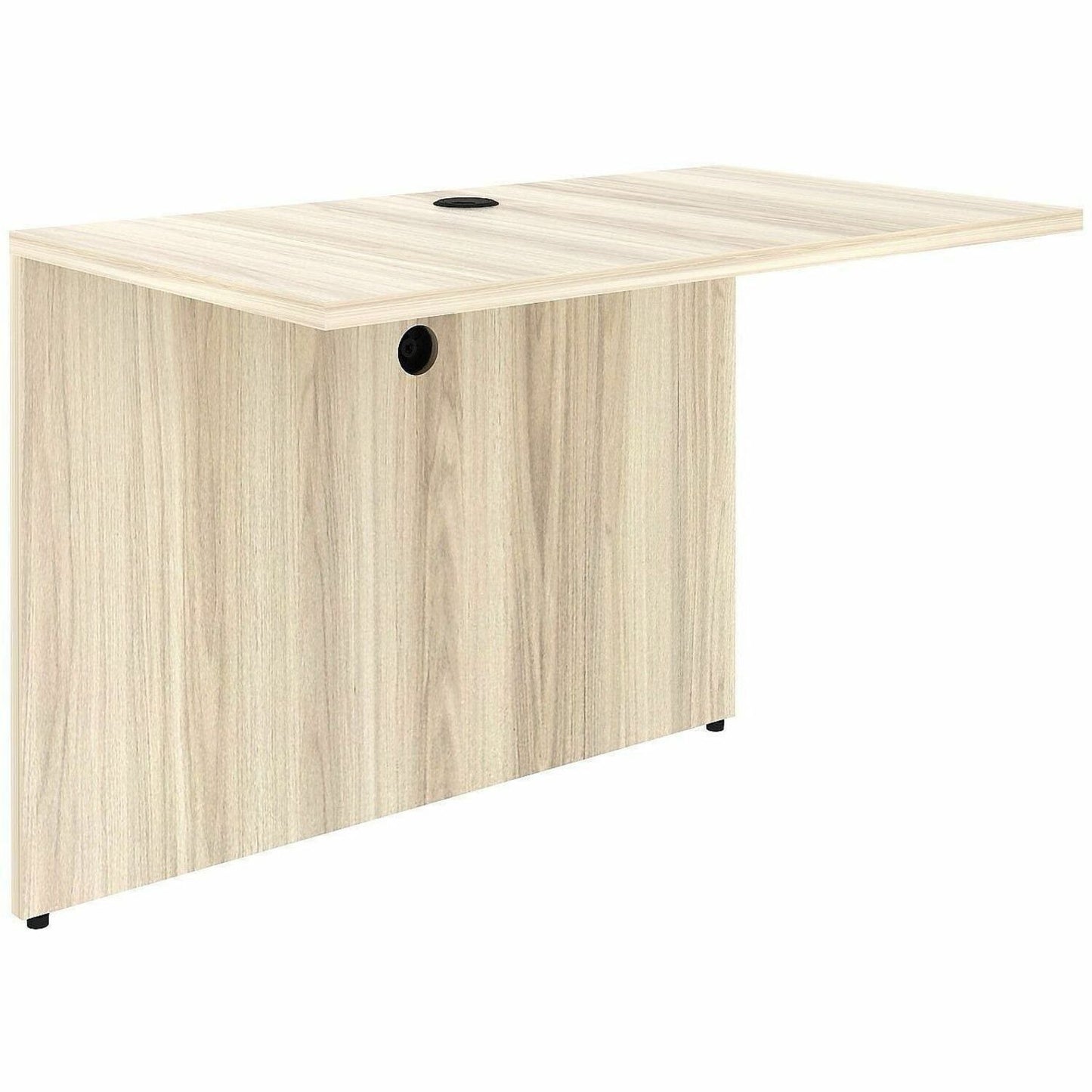 Lorell Essentials Rectangular Bridge, 1" Thickness Table Top, 29.5" Height x 42" Width x 24" Depth, Modern Elm (LLR66324)