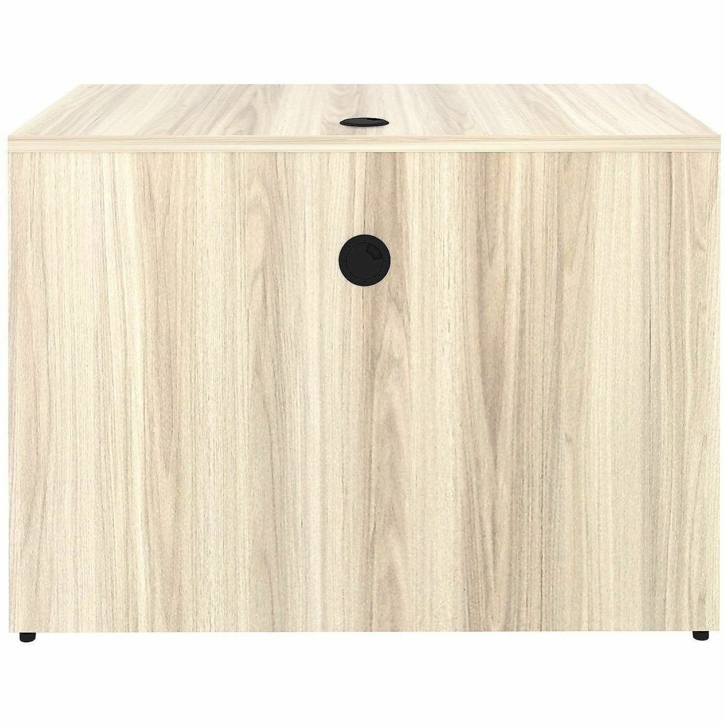 Lorell Essentials Rectangular Bridge, 1" Thickness Table Top, 29.5" Height x 42" Width x 24" Depth, Modern Elm (LLR66324)