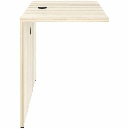 Lorell Essentials Rectangular Bridge, 1" Thickness Table Top, 29.5" Height x 42" Width x 24" Depth, Modern Elm (LLR66324)