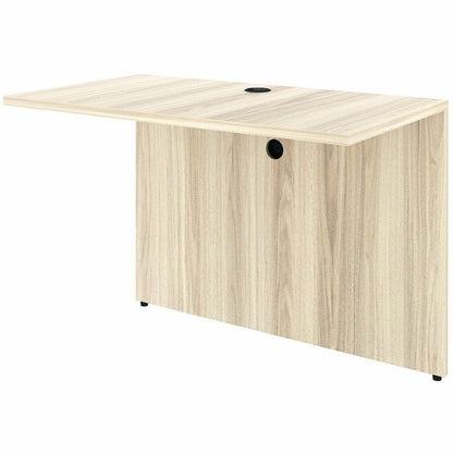 Lorell Essentials Rectangular Bridge, 1" Thickness Table Top, 29.5" Height x 42" Width x 24" Depth, Modern Elm (LLR66324)