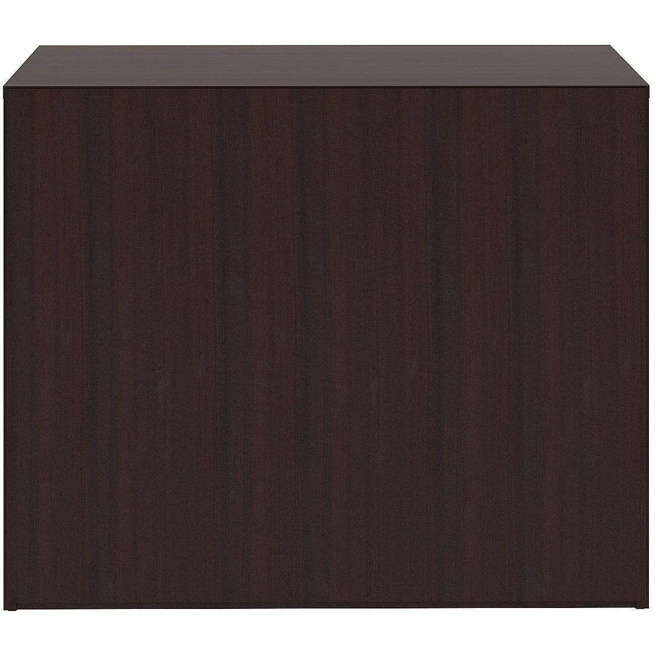 Lorell Essentials Espresso Laminate Bookcase, 36" Width x 12" Depth x 30" Height, Espresso (LLR18249)