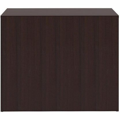 Lorell Essentials Espresso Laminate Bookcase, 36" Width x 12" Depth x 30" Height, Espresso (LLR18249)