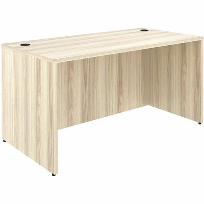 Lorell 66304 Essentials Retangular Desk Shell, Assembly Required, Modern Elm (LLR66304)