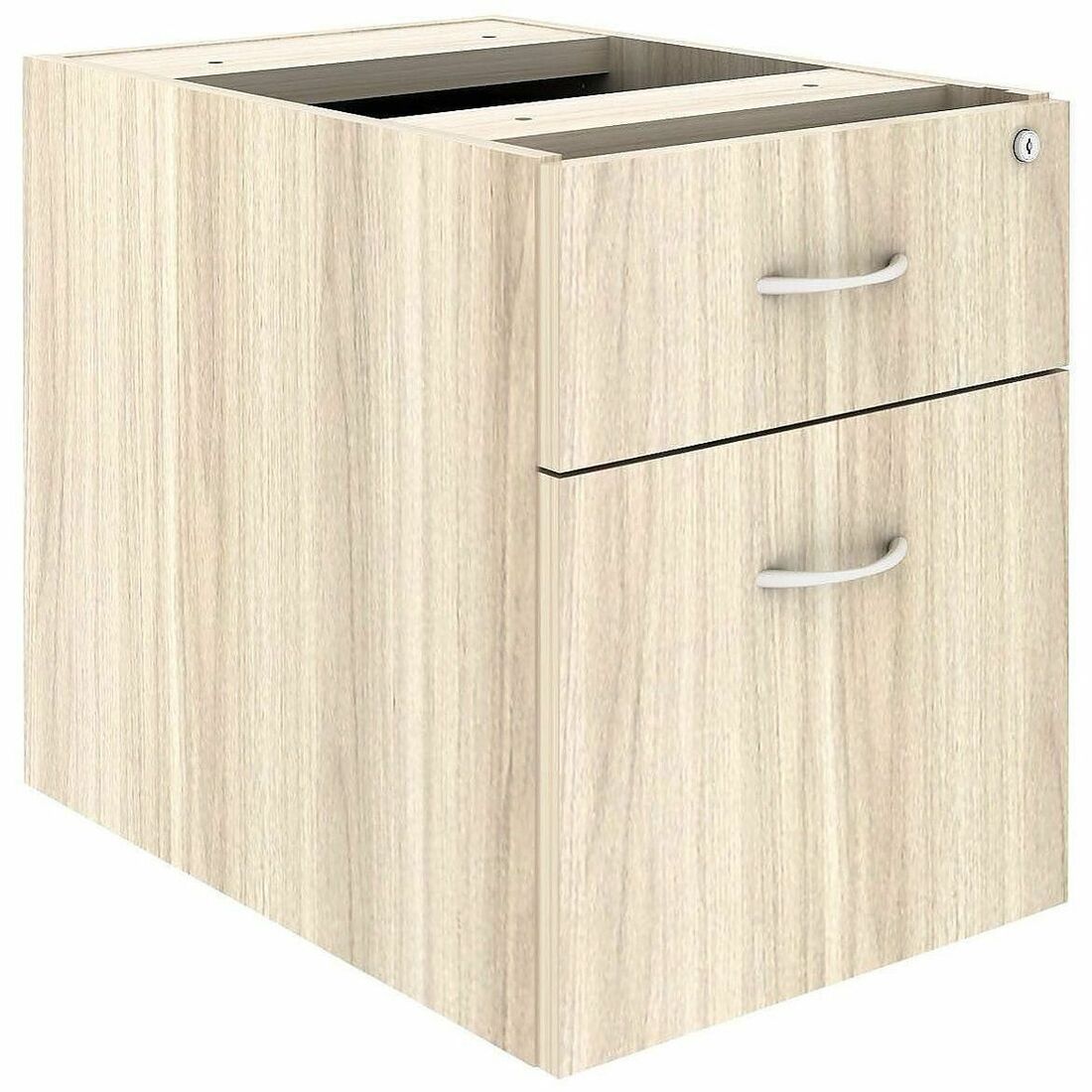 Lorell Essentials Fixed Hanging File Pedestal, 21" Height x 16" Width x 22" Depth, Modern Elm (LLR66330)