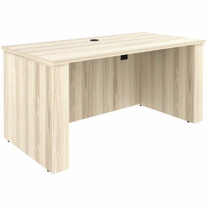 Lorell Essentials 60" Sit-to-Stand Desk Shell, 1" Thickness Table Top, 49" Height x 60" Width x 29" Depth, Modern Elm (LLR66308)