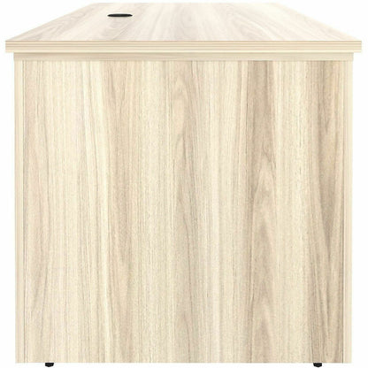 Lorell Essentials 60" Sit-to-Stand Desk Shell, 1" Thickness Table Top, 49" Height x 60" Width x 29" Depth, Modern Elm (LLR66308)
