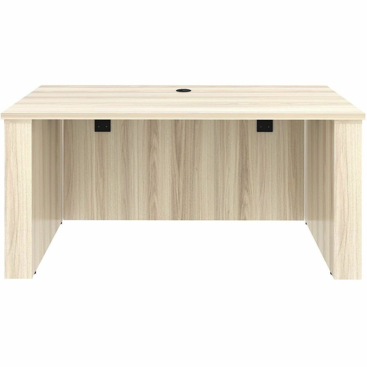 Lorell Essentials 60" Sit-to-Stand Desk Shell, 1" Thickness Table Top, 49" Height x 60" Width x 29" Depth, Modern Elm (LLR66308)