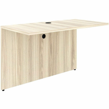 Lorell Essentials Rectangular Bridge, 1" Thickness Table Top, 29.5" x 48" x 24", Modern Elm (LLR66323)