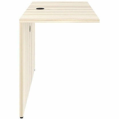 Lorell Essentials Rectangular Bridge, 1" Thickness Table Top, 29.5" x 48" x 24", Modern Elm (LLR66323)