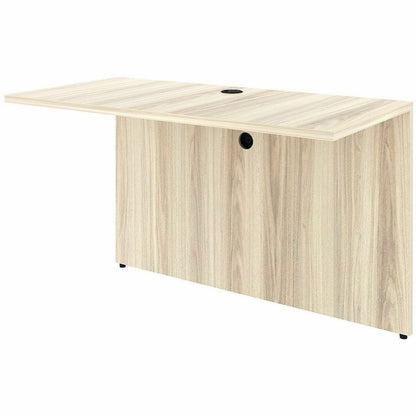 Lorell Essentials Rectangular Bridge, 1" Thickness Table Top, 29.5" x 48" x 24", Modern Elm (LLR66323)