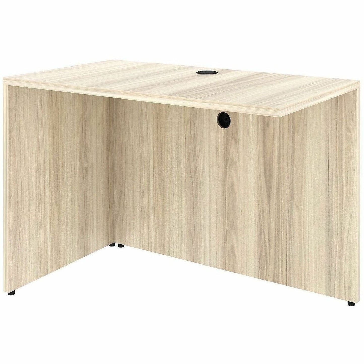 Lorell Essentials Rectangular Return Shell, 1" Thickness Table Top, 29.5" Height x 42" Width x 24" Depth, Modern Elm (LLR66321)