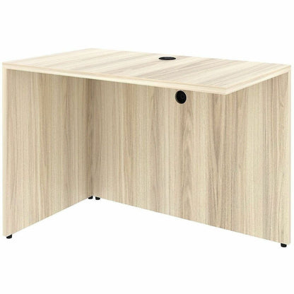 Lorell Essentials Rectangular Return Shell, 1" Thickness Table Top, 29.5" Height x 42" Width x 24" Depth, Modern Elm (LLR66321)