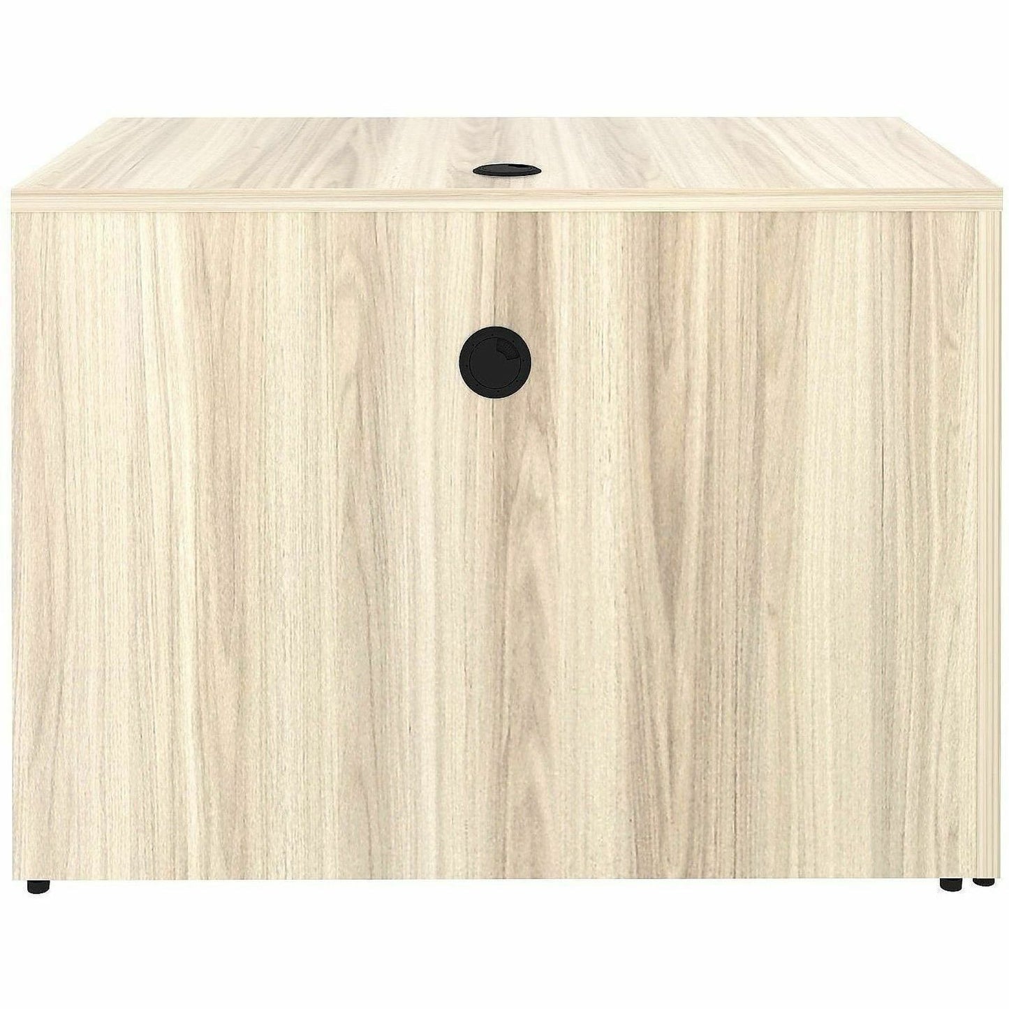 Lorell Essentials Rectangular Return Shell, 1" Thickness Table Top, 29.5" Height x 42" Width x 24" Depth, Modern Elm (LLR66321)