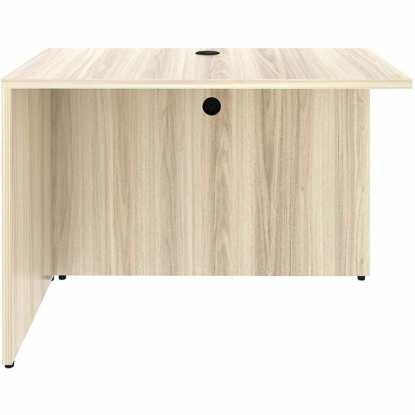 Lorell Essentials Rectangular Return Shell, 1" Thickness Table Top, 29.5" Height x 42" Width x 24" Depth, Modern Elm (LLR66321)