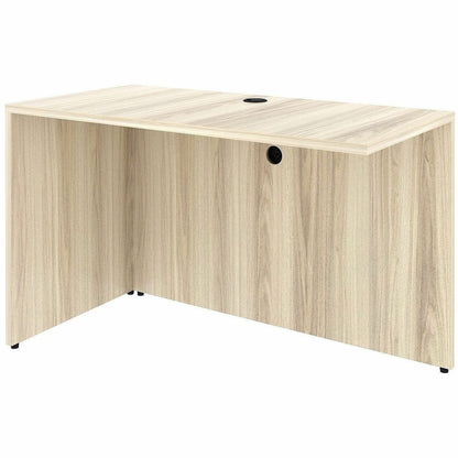 Lorell Essentials Rectangular Return Shell, Rectangle, 1" Thickness Table Top, 29.5" Height x 48" Width x 24" Depth Return Shell, Material: Laminate, Metal, Finish: Modern Elm (LLR66320)