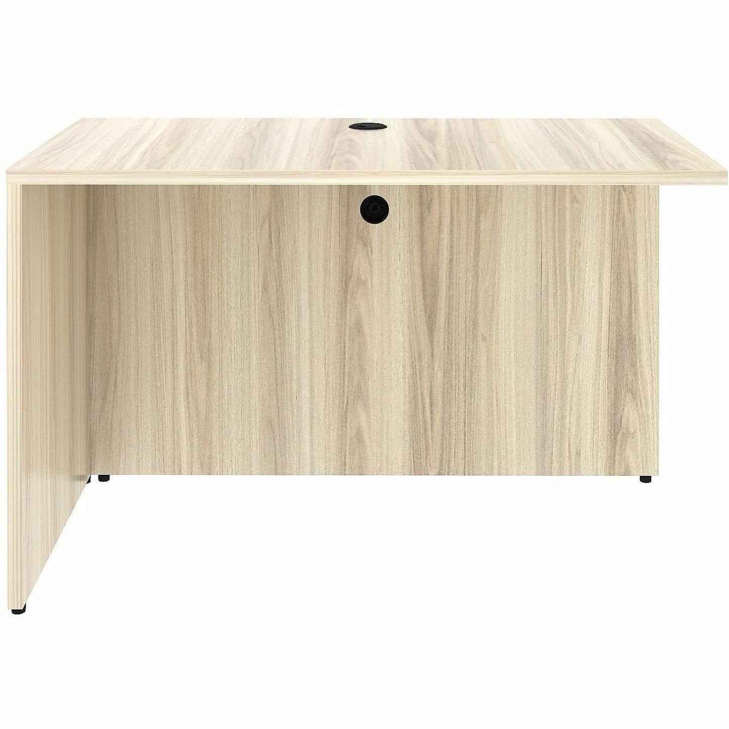 Lorell Essentials Rectangular Return Shell, Rectangle, 1" Thickness Table Top, 29.5" Height x 48" Width x 24" Depth Return Shell, Material: Laminate, Metal, Finish: Modern Elm (LLR66320)