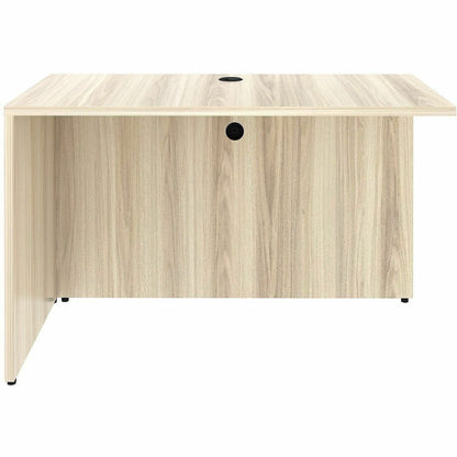 Lorell Essentials Rectangular Return Shell, Rectangle, 1" Thickness Table Top, 29.5" Height x 48" Width x 24" Depth Return Shell, Material: Laminate, Metal, Finish: Modern Elm (LLR66320)