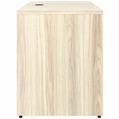 Lorell Essentials Rectangular Return Shell, Rectangle, 1" Thickness Table Top, 29.5" Height x 48" Width x 24" Depth Return Shell, Material: Laminate, Metal, Finish: Modern Elm (LLR66320)