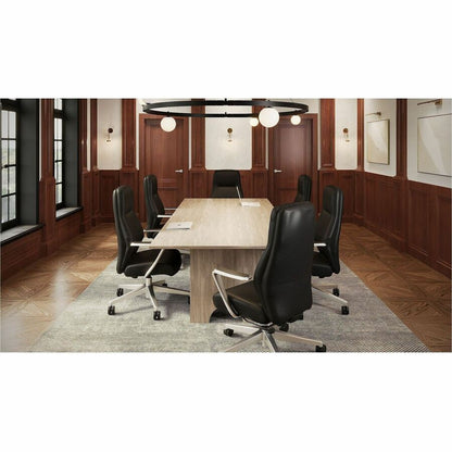 Lorell Essentials Modular Conference Table Adder Top, 1" Height x 47" Width x 47" Depth, Modern Elm (LLR16345)
