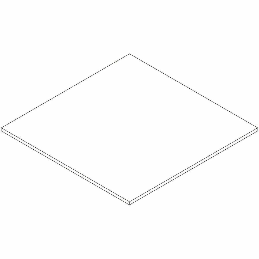Lorell Essentials Modular Conference Table Adder Top, 1" Height x 47" Width x 47" Depth, Modern Elm (LLR16345)