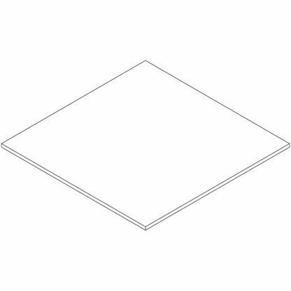 Lorell Essentials Modular Conference Table Adder Top, 1" Height x 47" Width x 47" Depth, Modern Elm (LLR16345)