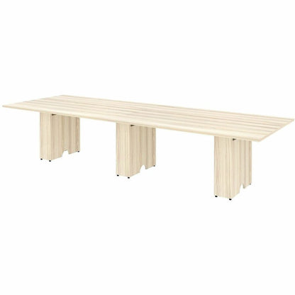 Lorell Essentials Modular Conference Table Top, 1" Height x 70.8" Width x 47" Depth, Modern Elm (LLR16335)
