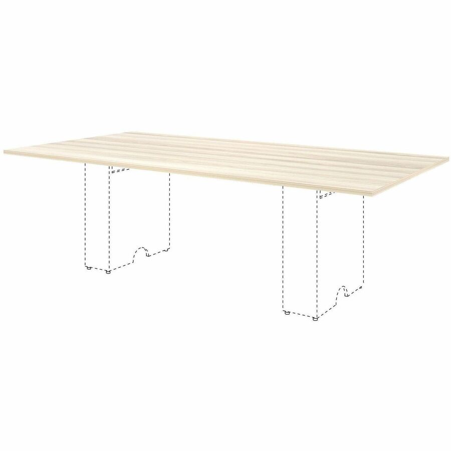 Lorell Essentials Modular Conference Table Top, 1" Height x 94" Width x 47" Depth, Modern Elm (LLR16315)