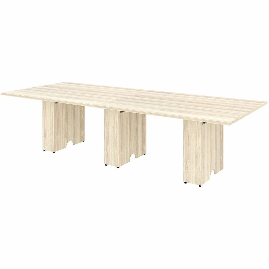 Lorell Essentials Modular Conference Table Top, 1" Height x 59" Width x 47" Depth, Modern Elm (LLR16325)