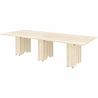Lorell Essentials Modular Conference Table Top, 1" Height x 59" Width x 47" Depth, Modern Elm (LLR16325)