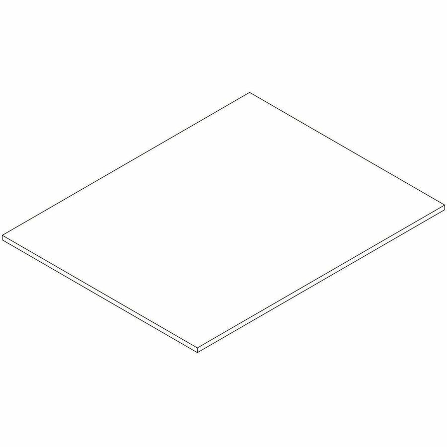 Lorell Essentials Modular Conference Table Top, 1" Height x 59" Width x 47" Depth, Modern Elm (LLR16325)