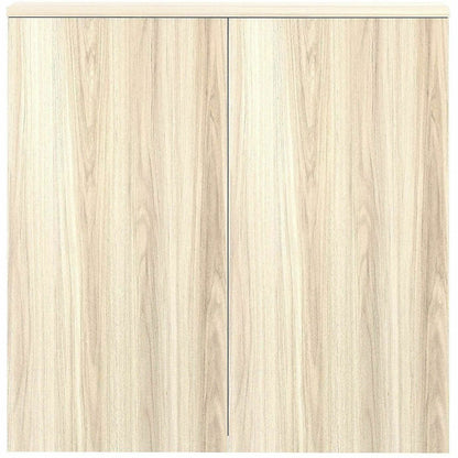 Lorell Dry-Erase Whiteboard Presentation Cabinet, Modern Elm (LLR66345)