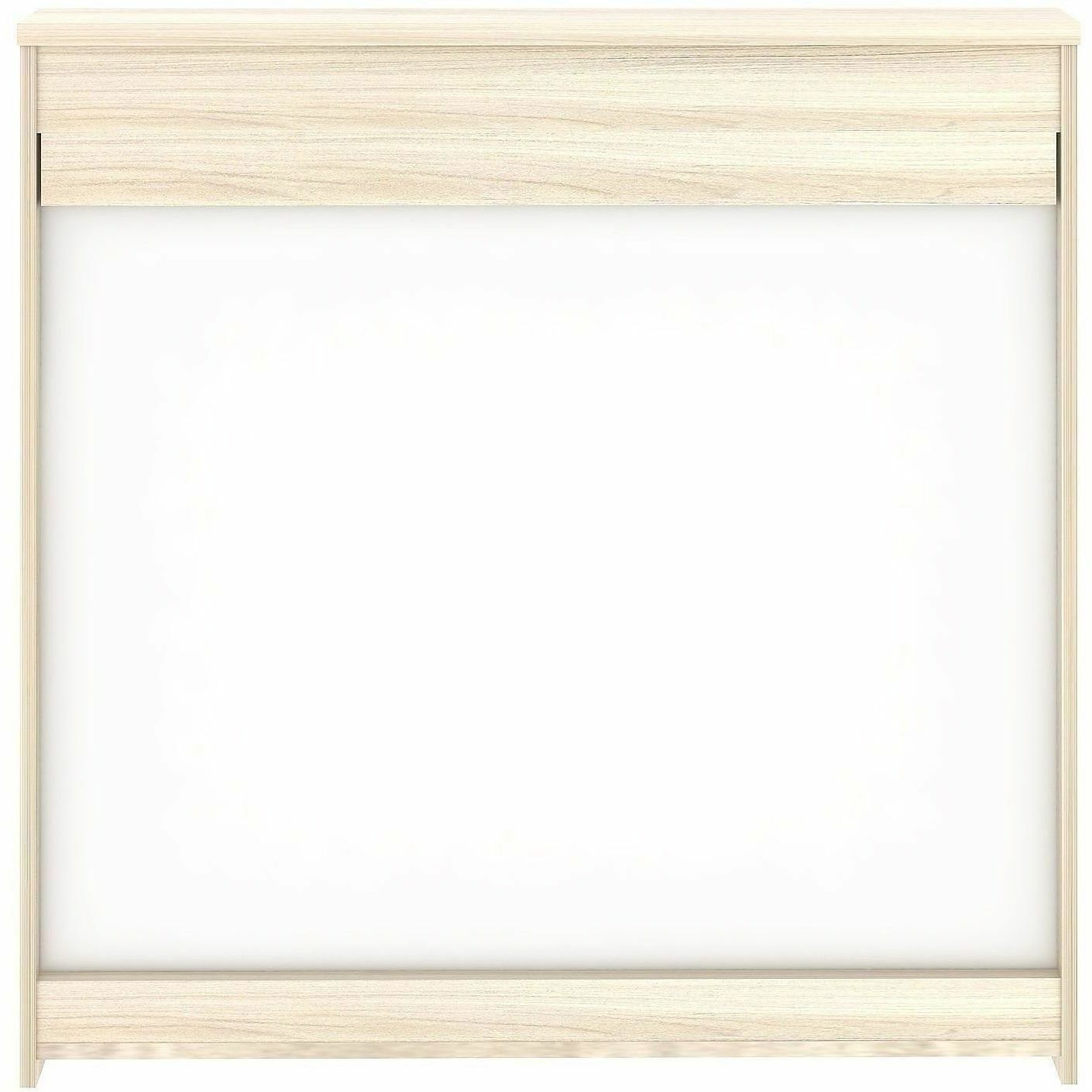 Lorell Dry-Erase Whiteboard Presentation Cabinet, Modern Elm (LLR66345)