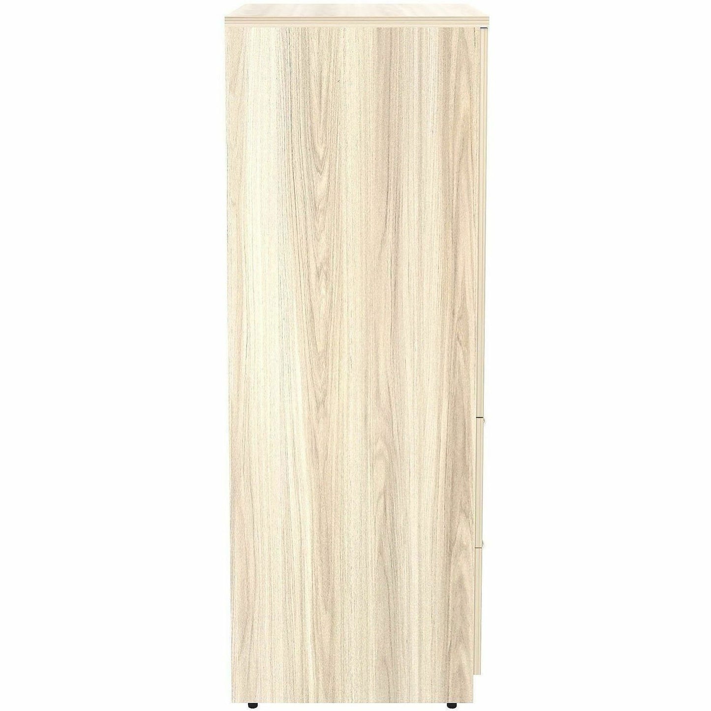 Lorell Essentials Tall Storage Cabinet, 23.6" Width x 65.6" Depth x 23.6" Height, 2 x Shelf(ves), 2 x Drawer(s), Modern Elm (LLR66338)