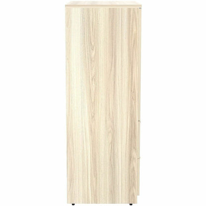 Lorell Essentials Tall Storage Cabinet, 23.6" Width x 65.6" Depth x 23.6" Height, 2 x Shelf(ves), 2 x Drawer(s), Modern Elm (LLR66338)
