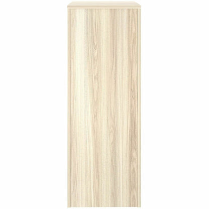 Lorell Essentials Tall Storage Cabinet, 23.6" Width x 65.6" Depth x 23.6" Height, 2 x Shelf(ves), 2 x Drawer(s), Modern Elm (LLR66338)