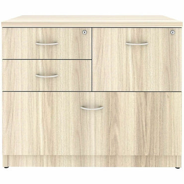 Lorell Essentials Versatile 4-Drawer Lateral File, Modern Elm (LLR66337)