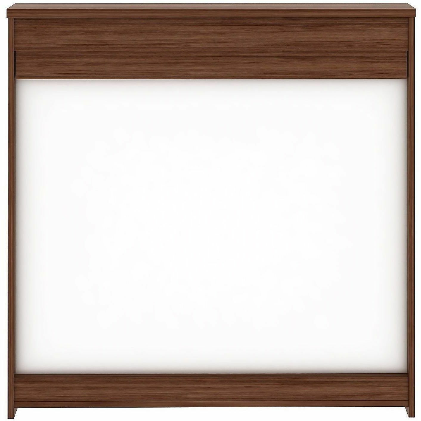 Lorell Dry-Erase Whiteboard Presentation Cabinet, Walnut (LLR69899)