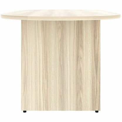 Lorell Essentials Oval Conference Table, Oval, 29.5" Height x 72" Width x 36" Depth, 1.3" Thickness Table Top, Modern Elm, Mahogany (LLR66370)