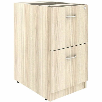 Lorell Essentials 2-Drawer Fixed Pedestal File Cabinet, Modern Elm (LLR66332)