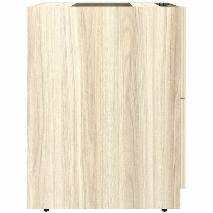 Lorell Essentials 2-Drawer Fixed Pedestal File Cabinet, Modern Elm (LLR66332)