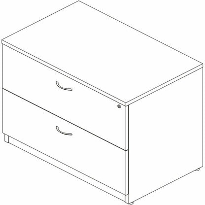 Lorell Essentials 2-Drawer Lateral File, Modern Elm (LLR66335)