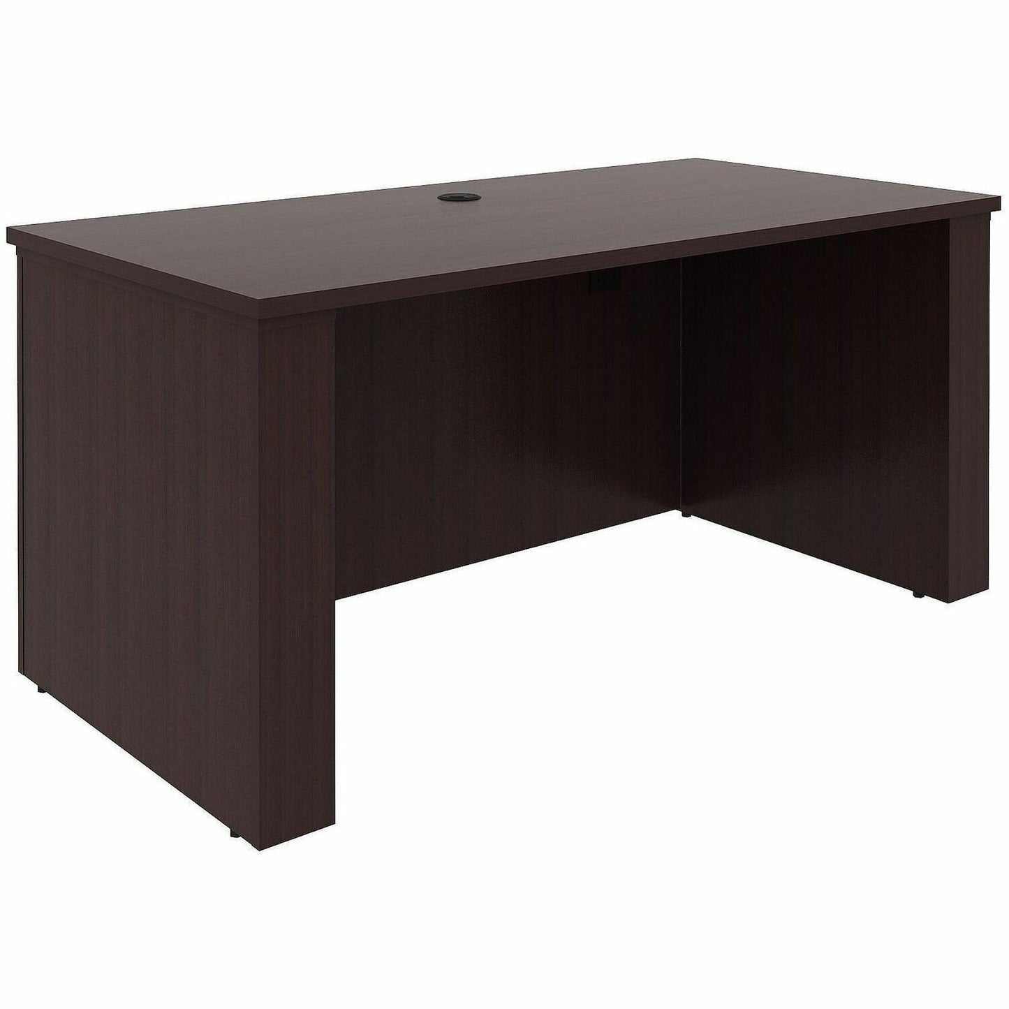 Lorell Essentials 60" Sit-to-Stand Desk Shell, 49" Height x 60" Width x 29" Depth, 1" Thickness Top, Espresso (LLR69641)