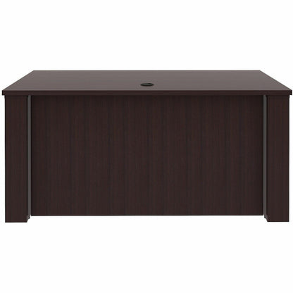 Lorell Essentials 60" Sit-to-Stand Desk Shell, 49" Height x 60" Width x 29" Depth, 1" Thickness Top, Espresso (LLR69641)