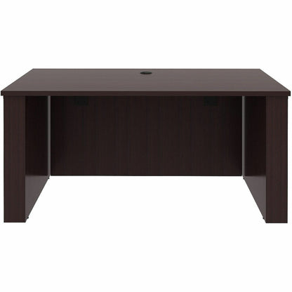 Lorell Essentials 60" Sit-to-Stand Desk Shell, 49" Height x 60" Width x 29" Depth, 1" Thickness Top, Espresso (LLR69641)