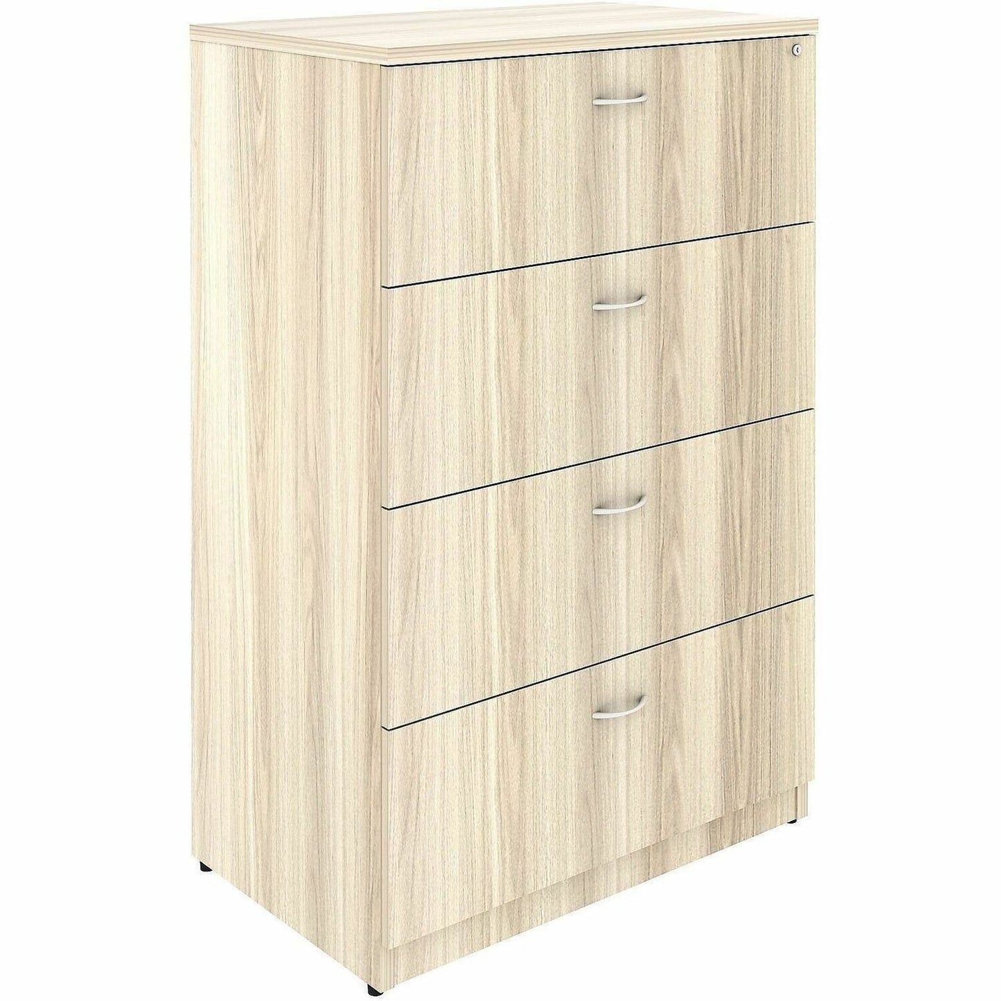 Lorell Essentials 4-Drawer Lateral File, Modern Elm (LLR66336)