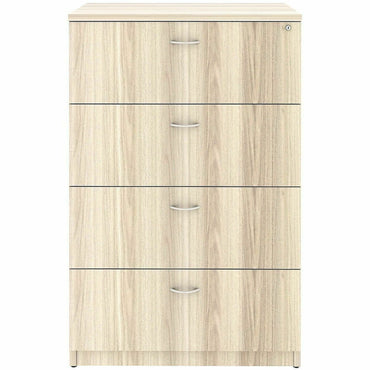 Lorell Essentials 4-Drawer Lateral File, Modern Elm (LLR66336)