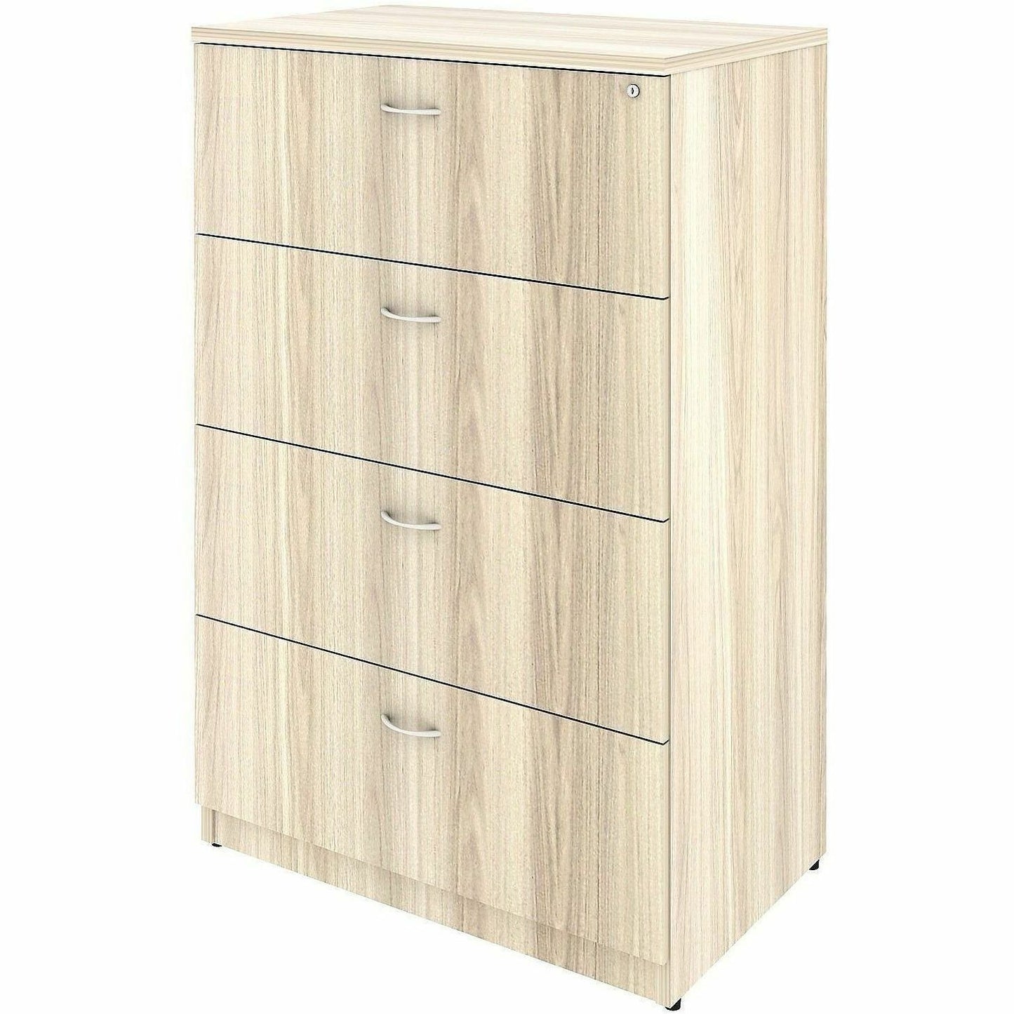 Lorell Essentials 4-Drawer Lateral File, Modern Elm (LLR66336)