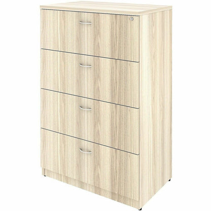 Lorell Essentials 4-Drawer Lateral File, Modern Elm (LLR66336)